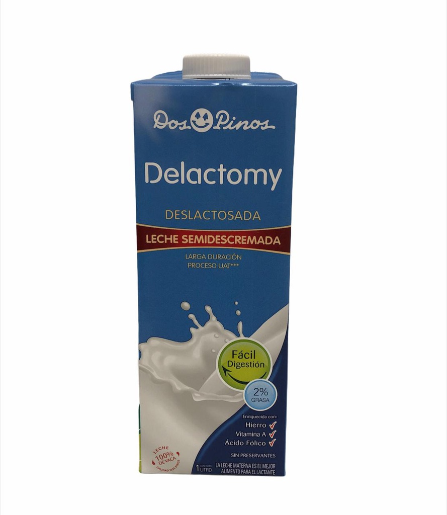 LECHE EN CAJA DOS PINOS DELACTOMY