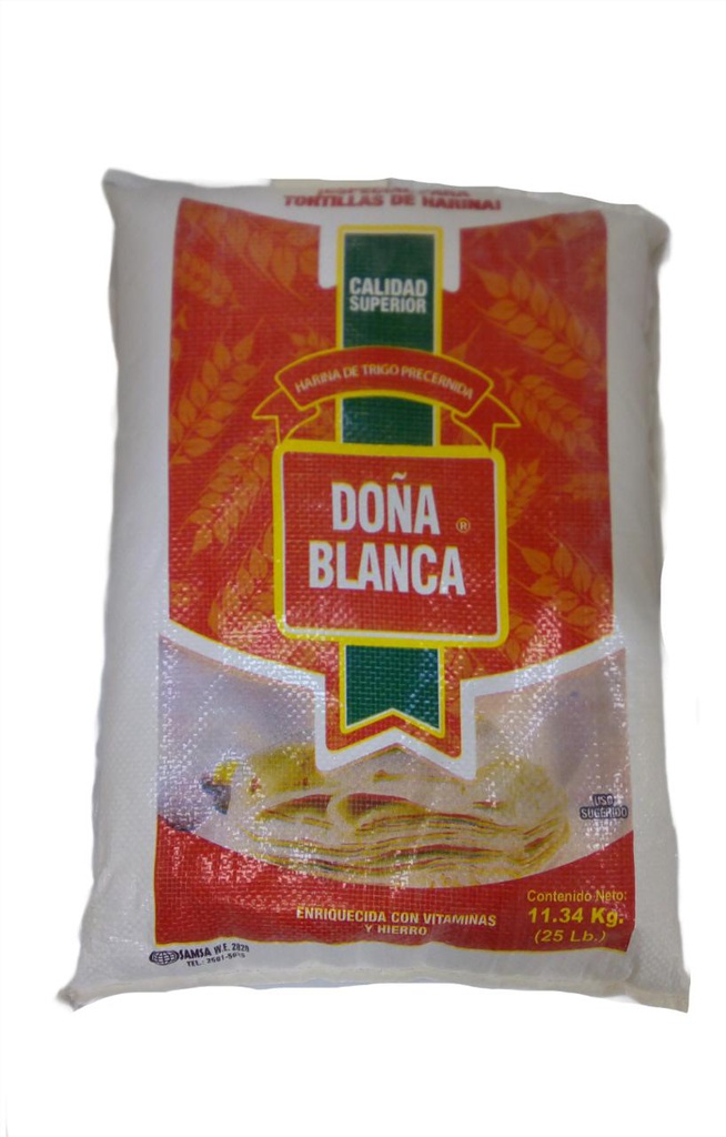SAQ HARINA DOÑA BLANCA 25LB