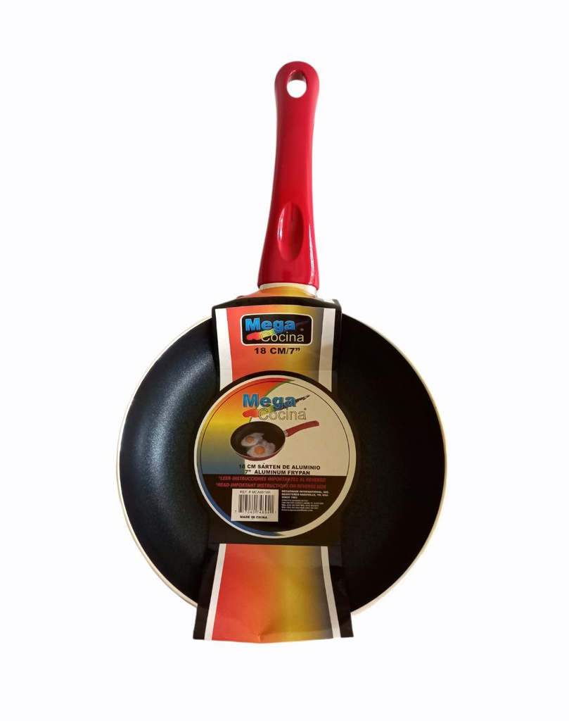 SARTEN C/MANGO D/ALUMINIO 18CM