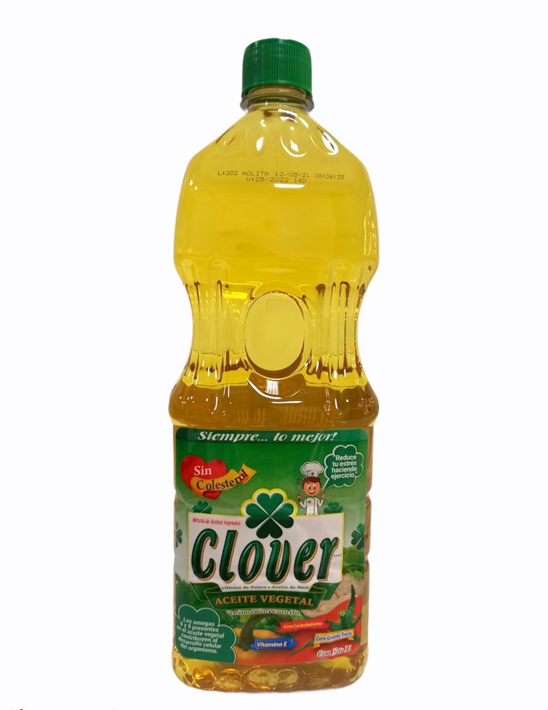 ACEITE CLOVER VEGET BOTE 925ML