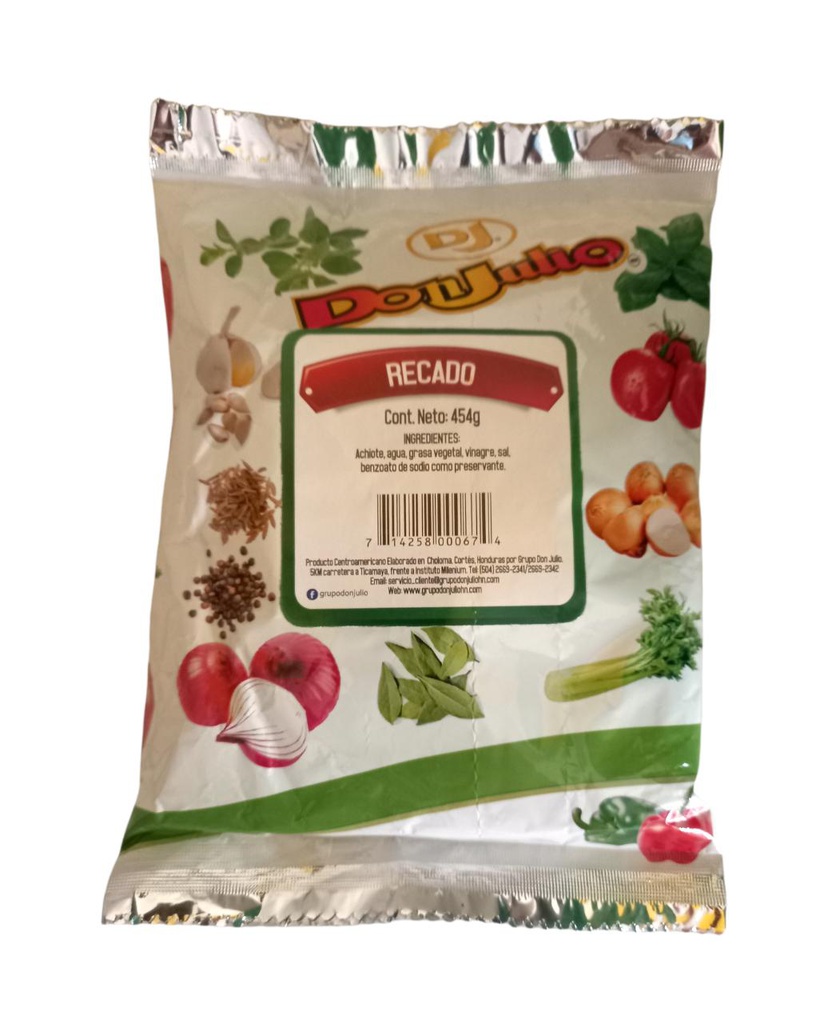ACHIOTE DON JULIO BOLSA 1 LB 