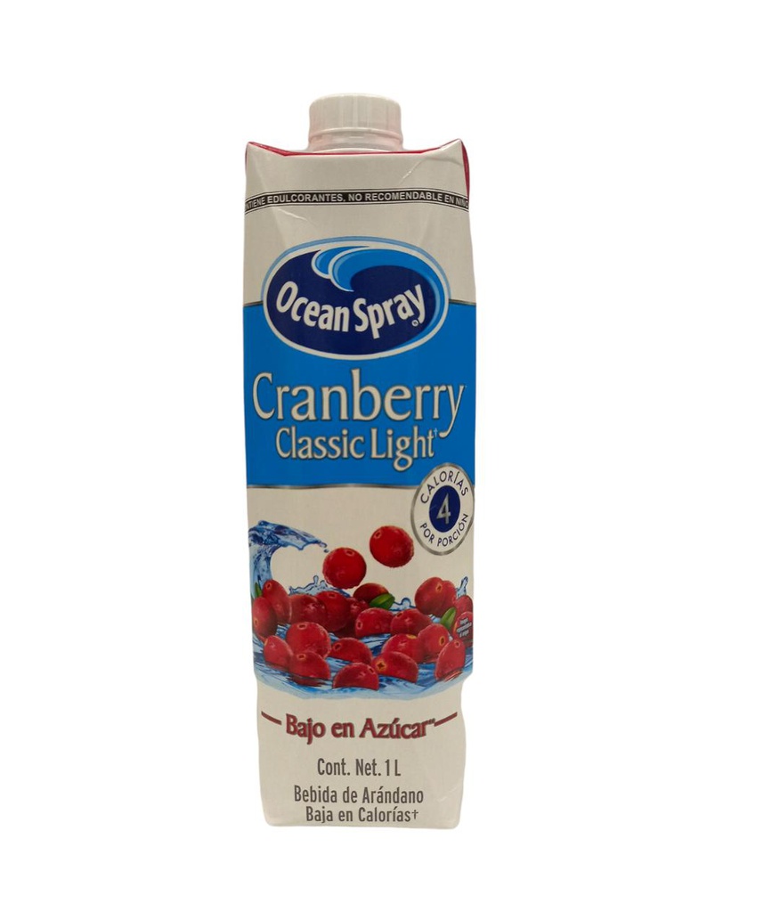 JUGO CRANBERRY LIGHT OCEAN 1LT