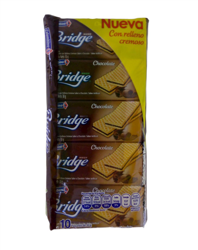 GALLETA BRIDGE CHOCOLATE 300G