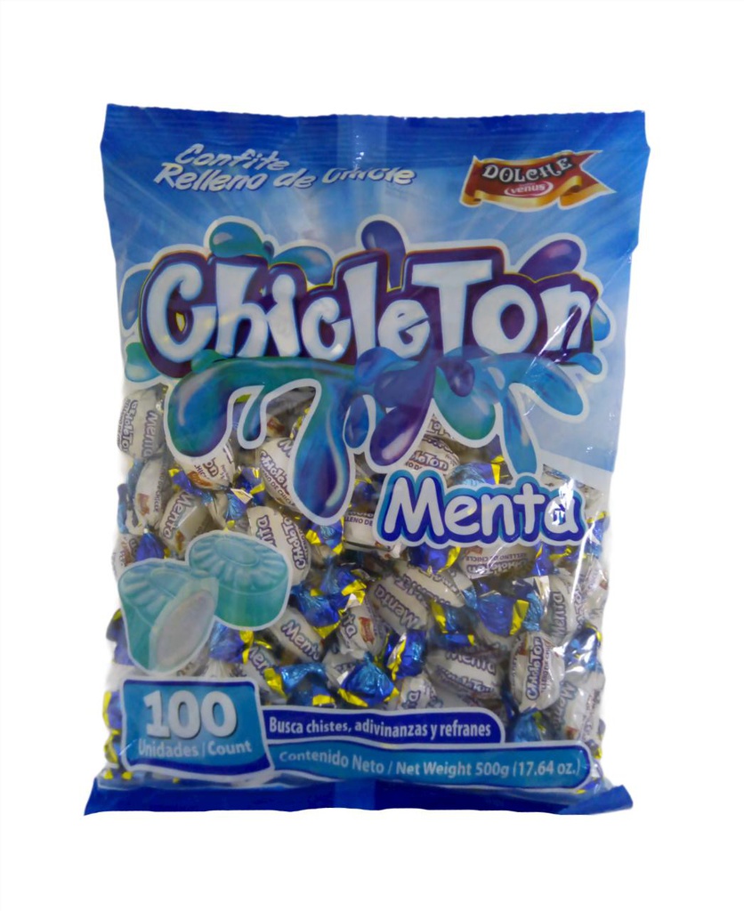 CONFITE CHICLETON MENTA VENUS 