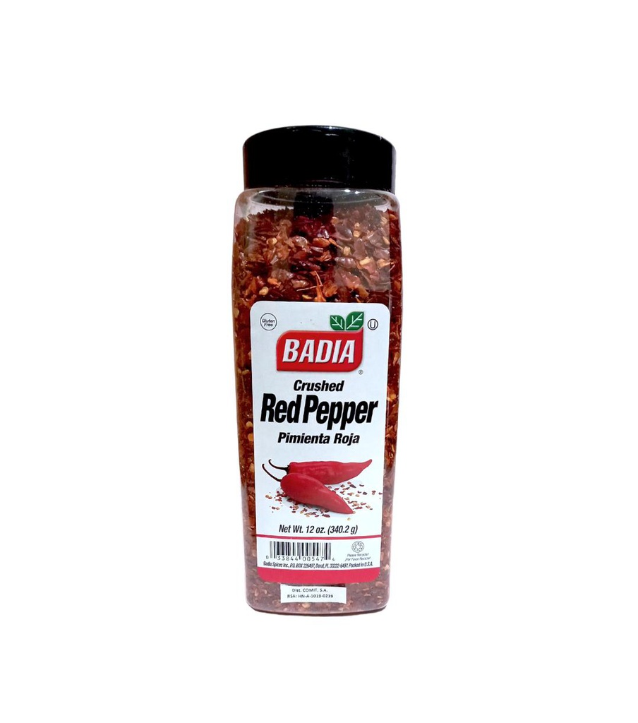 PIMIENTA ROJA HOJUELA 12OZ