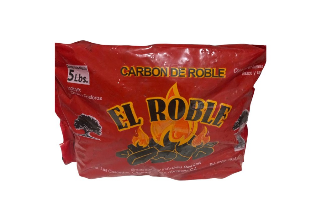 BOLSA DE CARBON EL ROBLE 5 LBS