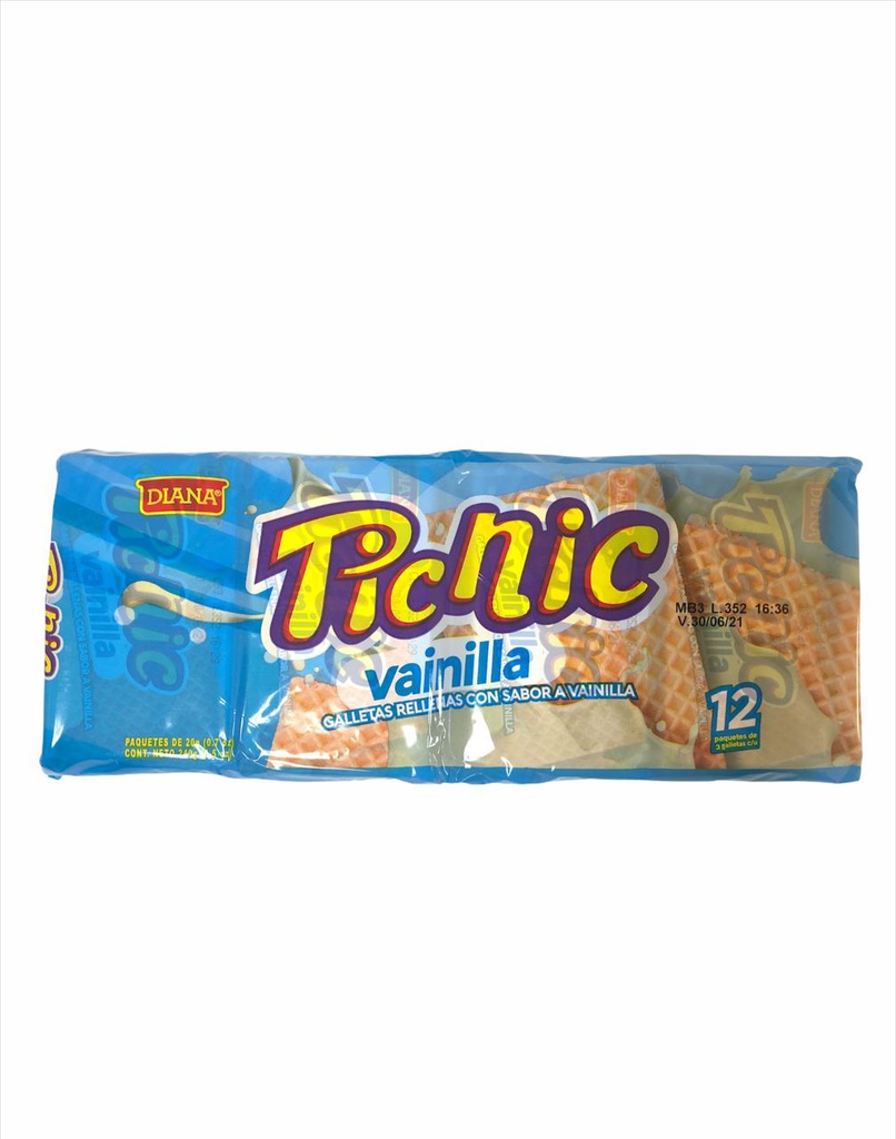 SORBETE PICNIC VAINIL DIAN 12U