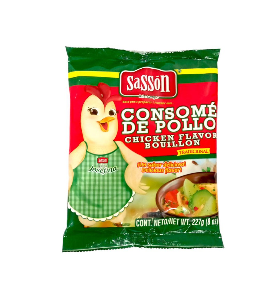 CONSOME DE POLLO SASSON 227G