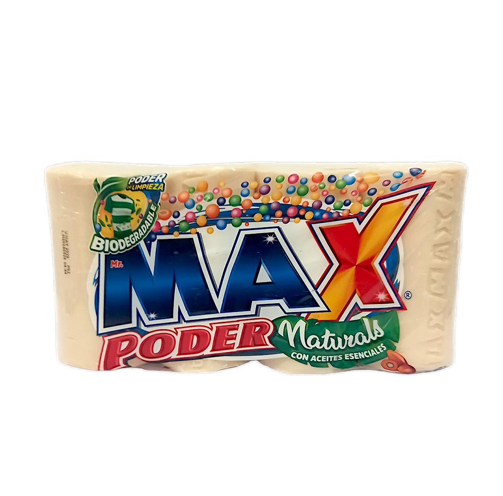 JABON MAX PODER 4PACK NATURALS