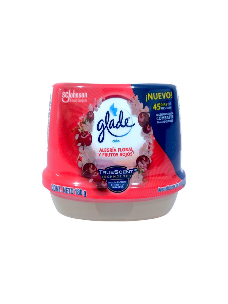 GLADE CUBO FLORAL/ FRUTOS 180G