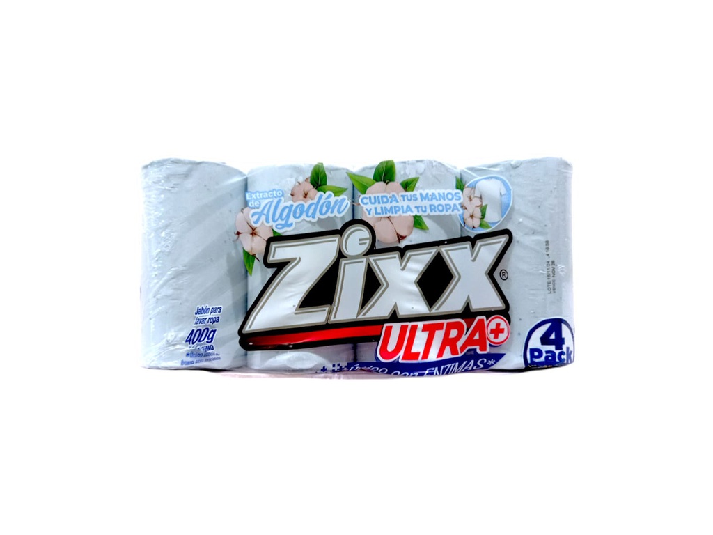 JABON ZIXX ALGODON 4PACK