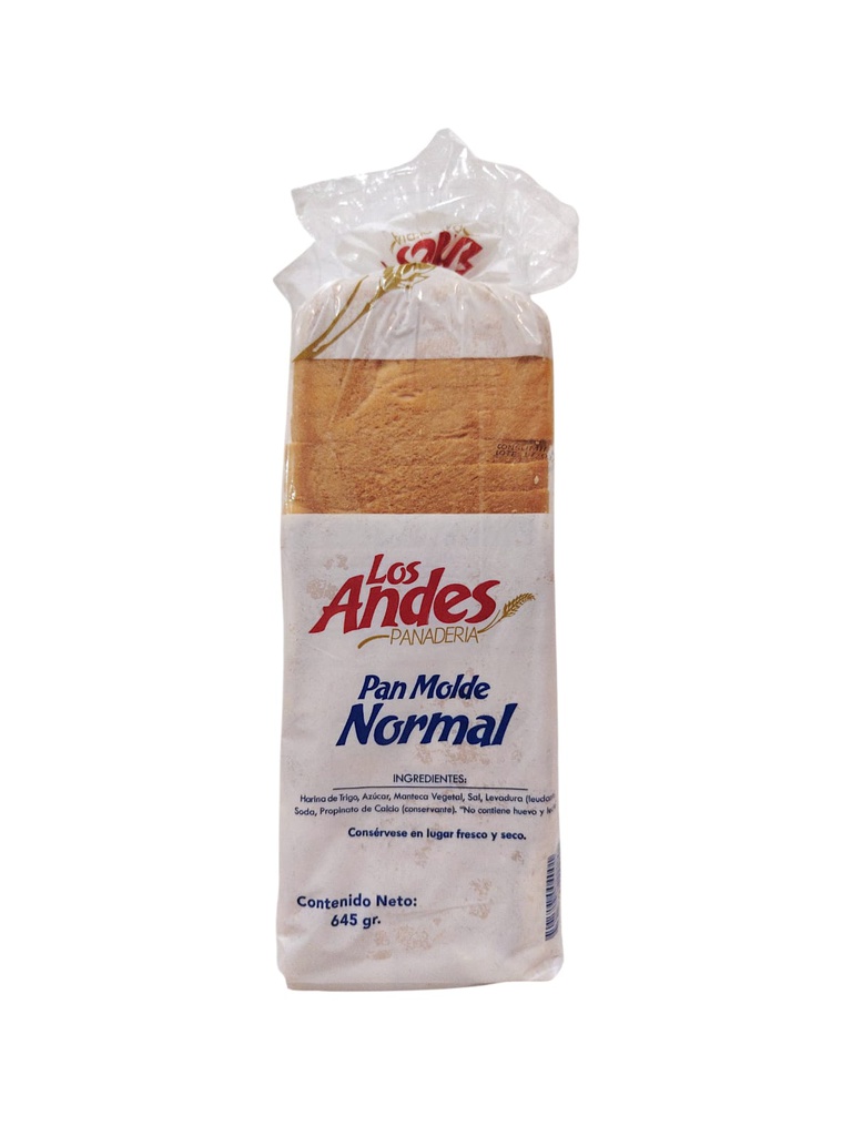 PAN MOLDE NORMAL LOS ANDES