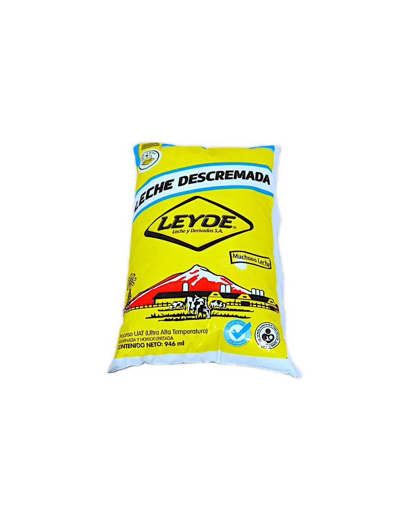 LECHE EN BOLSA DESCREMADA LARGA DURACIO