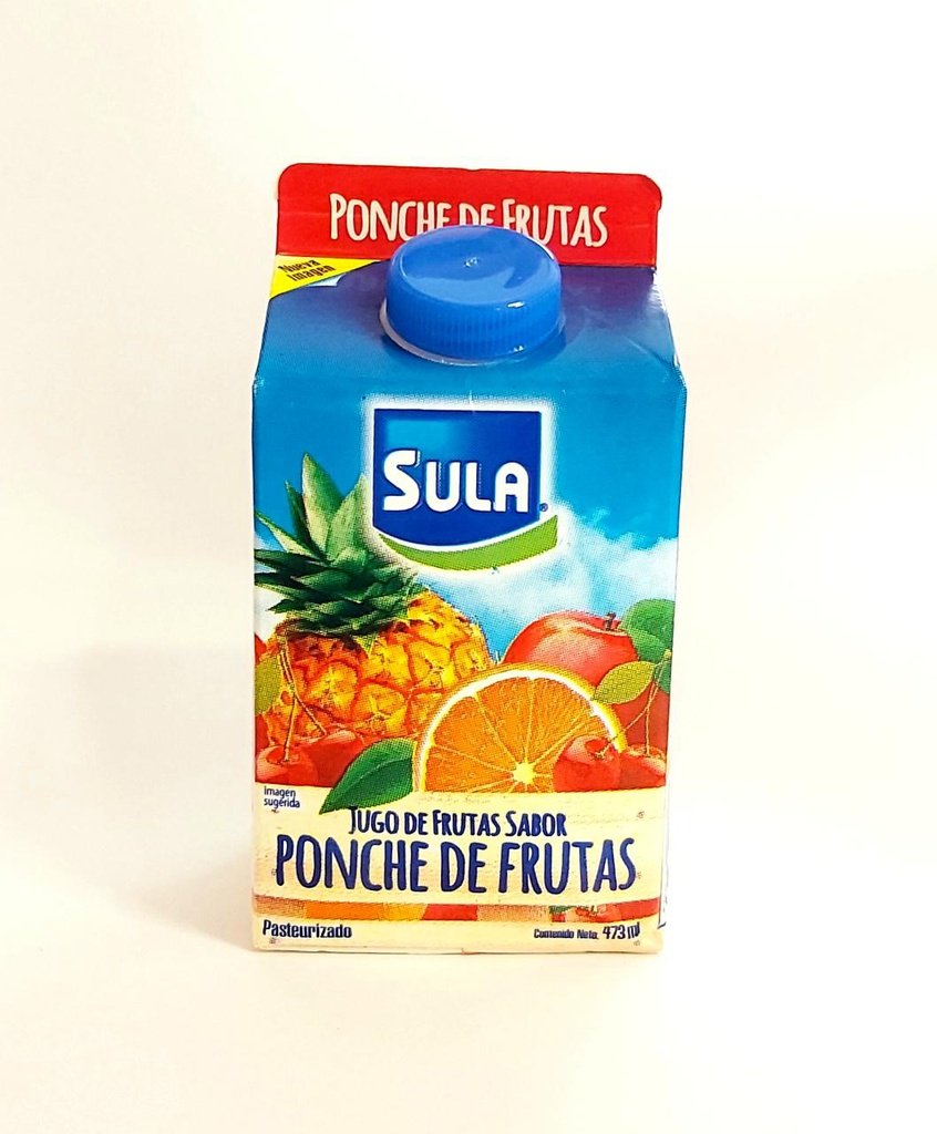 PONCHE DE FRUTAS  SULA 473 ML 