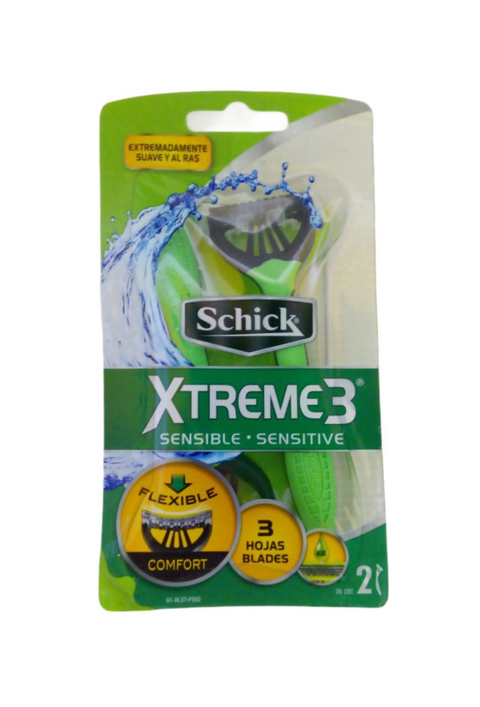 RASURADORA SCHICK XTREME 3 2 U