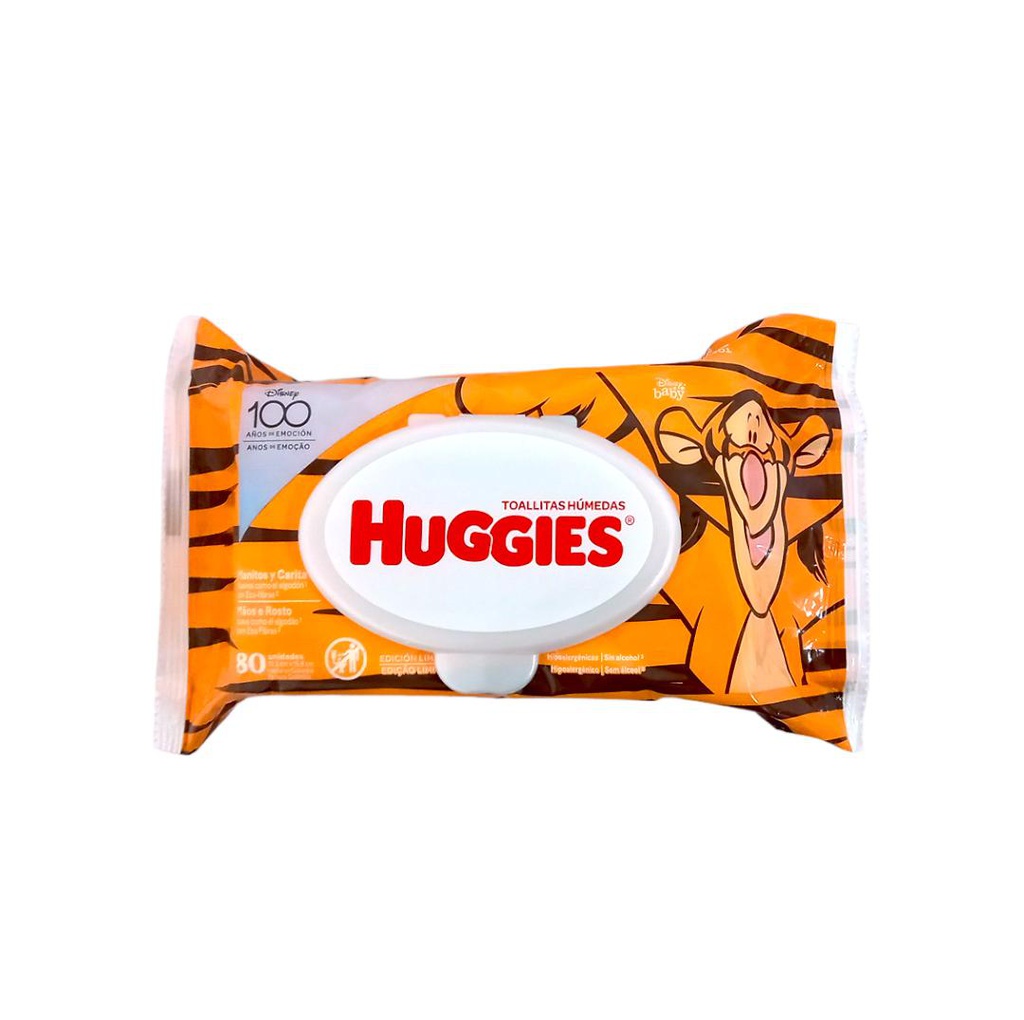 TOALLA HUGGIES MANOS Y CARITAS