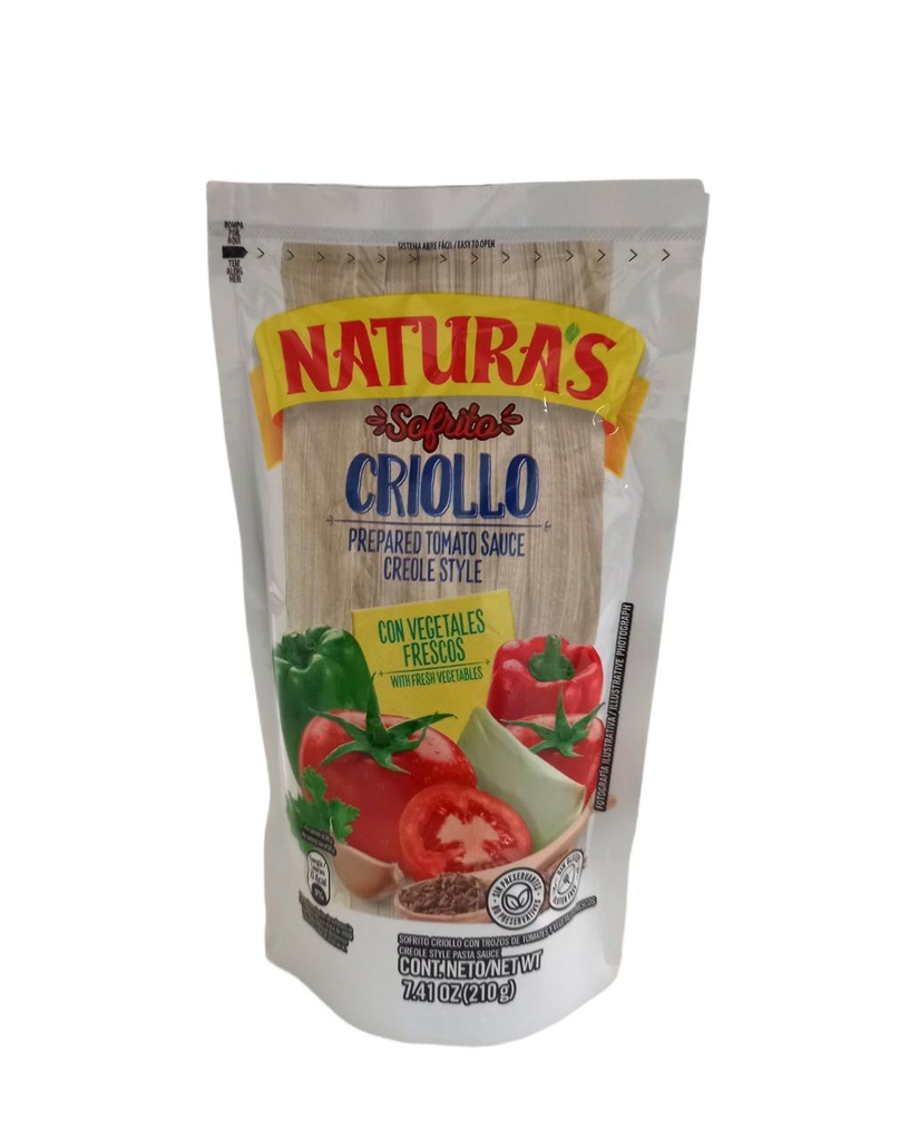 SOFRITO CRIOLLO NATURAS 180G