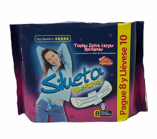 [7406233000351] TOALLA SANITARIA SILUETA NOCTU