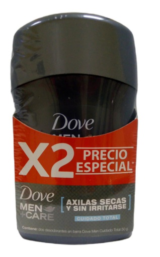 [7411000314036] DESOD DOVE STICK CUIDADO 2PACK