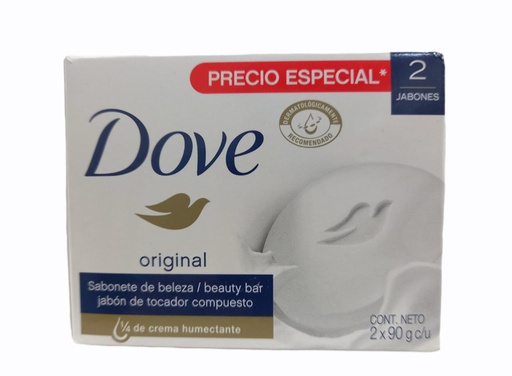 [7411000390122] JABON CREMOSO DOVE 2 UN DE 90 