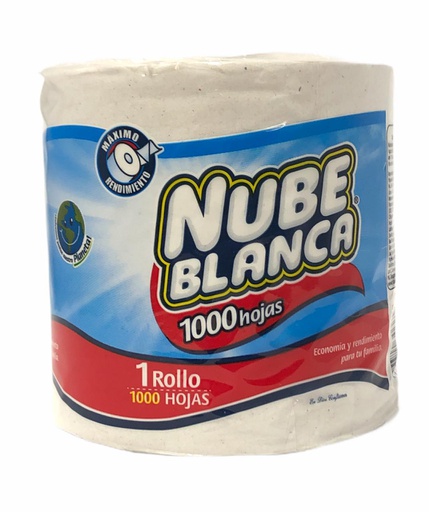 [766324303790] PAPEL H  NUBE BLANCA 1000H 1RO