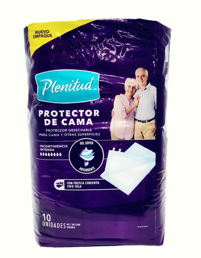 [7751493010801] PROTECTOR DE CAMA PLENITUD 10U