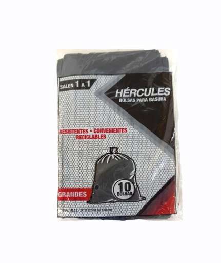 [7425010202528] BOLSA HERCULES GRANDE 10UN