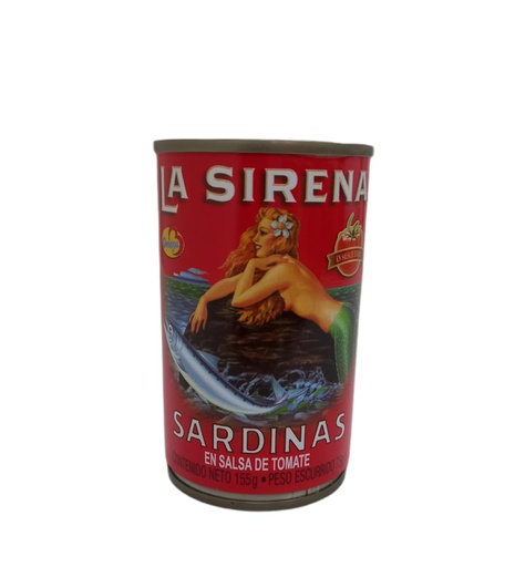 [028571000687] SARDINA LA SIRENA TOMATE 155G