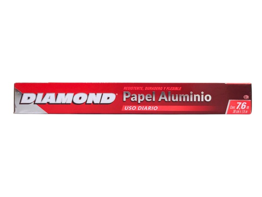 [010900000840] PAPEL ALUMINIO DIAMOND 25PIE2