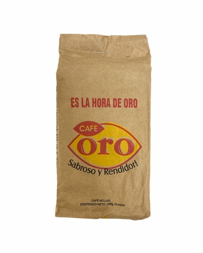 [7421800101224] CAFE ORO 1/2 LB 8 ONZ BOLSITA