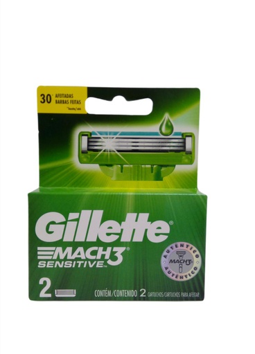 [7702018037865] GILLETTE MACH 3 SENSITIVE REPU