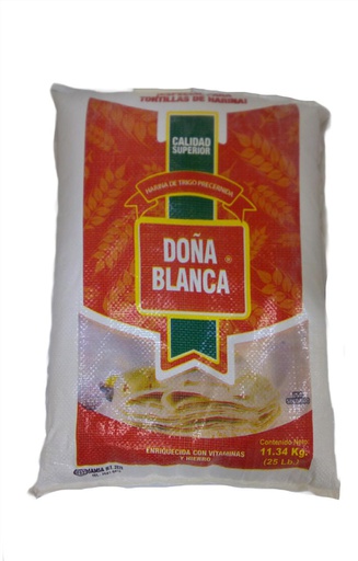 [752290010121] SAQ HARINA DOÑA BLANCA 25LB