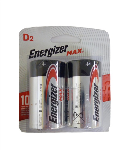 [039800011398] BATERIA ENERGIZER D2 GRANDE
