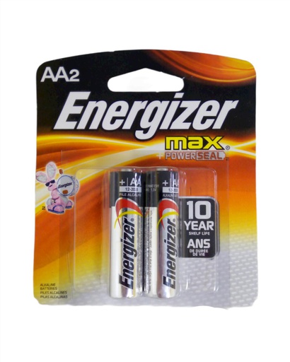 [039800015464] BATERIA ENERGIZER MAX AA2  2UNIDADES