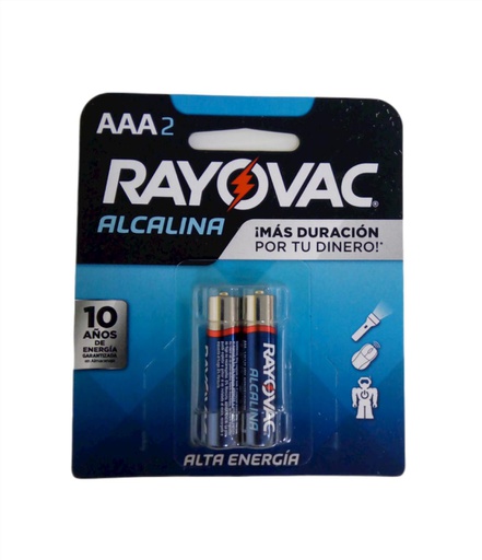 [012800198443] BATERIA ALCALINA AAA 2 UNIDADE