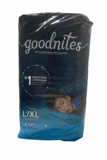[036000413151] YOUTHPANTS GOODNITES BOY L/XL