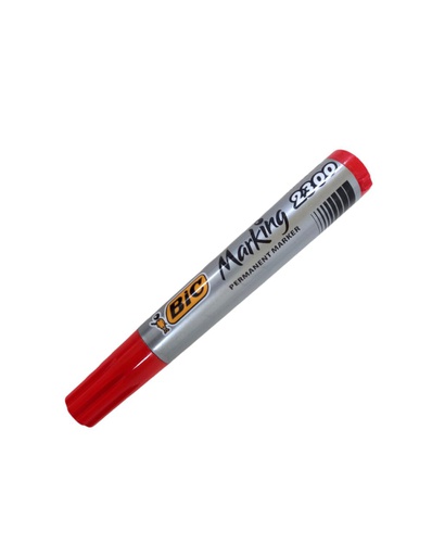[3086129999750] MARCADOR BIC PERMANENTE ROJO P