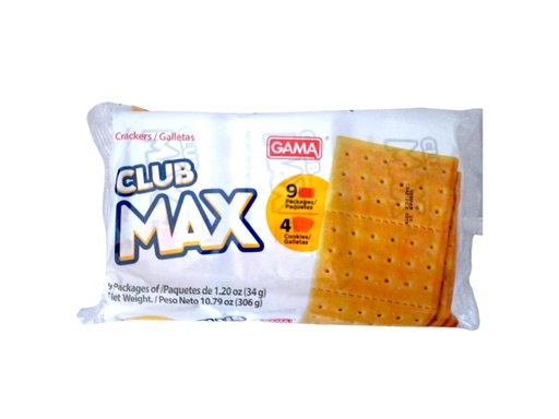 [753079100521] GALLETA GAMA CLUB MAX 9 PAQ