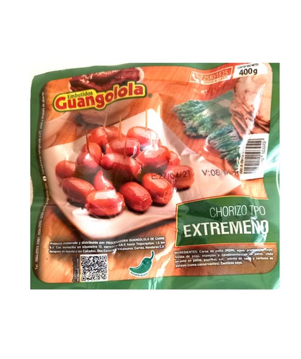 [7424110103049] CHORIZO EXTREMEÑO 400G GUANGO