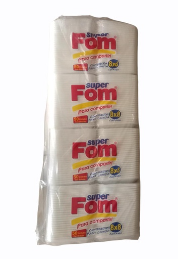 [7423382503175_2] FARDO DE BANDEJA 8X8 CON DIV SUPER FOM