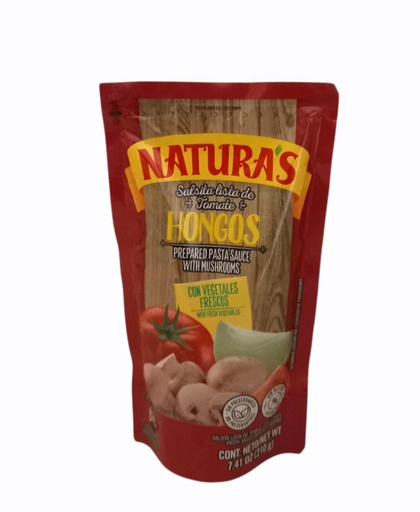 [7411000313978] SALSA DE TOMATE C/HONGO 210G
