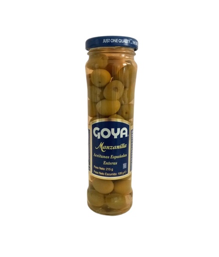 [041331013079] ACEITUNA ENTERA GOYA 215 G