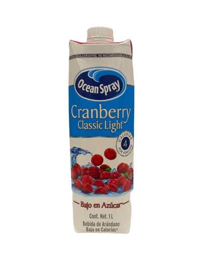 [031200610331] JUGO CRANBERRY LIGHT OCEAN 1LT