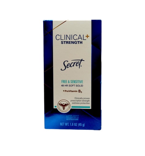 [037000174233] DESODORANTE SECRET CLINICAL 45