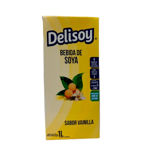 [760861006244] DELISOY EN CAJA BEBIDA SOYA VAINILLA1L