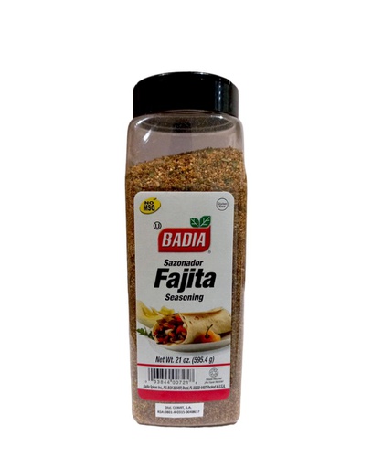 [033844007218] SAZONADOR FAJITA BADIA 595 GR
