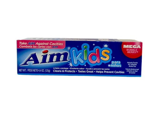[033200000624] CREMA DENTAL AIM KIDS 125GR