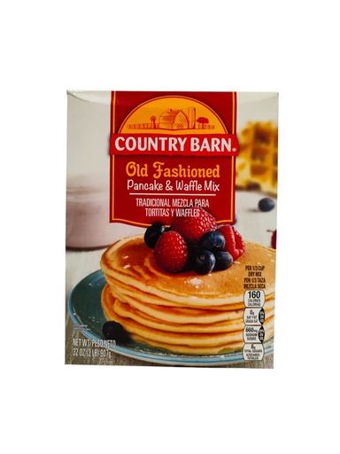 [035406030627] PANCAKE MIX COUNTRY BARN 907G
