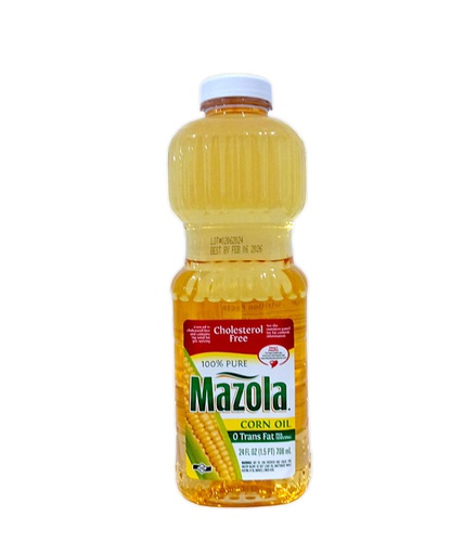 [816143010260] ACEITE DE MAIZ MAZOLA 24OZ