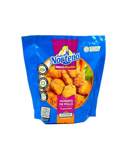 [7424101130061] NUGGETS DE POLLO EMPANIZADOS NORTEÑO